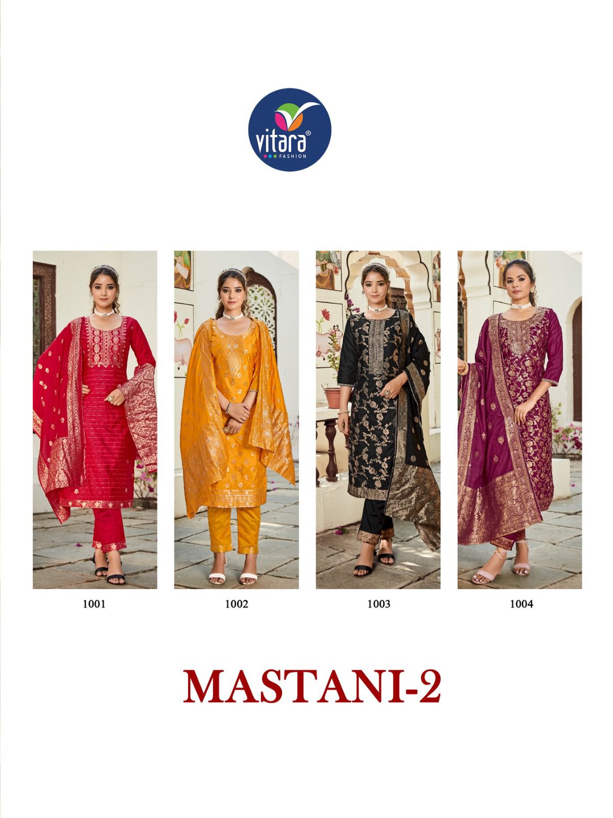 Mastani 2 By Vitara 1001-1004 Readymade Salwar Suits Catalog